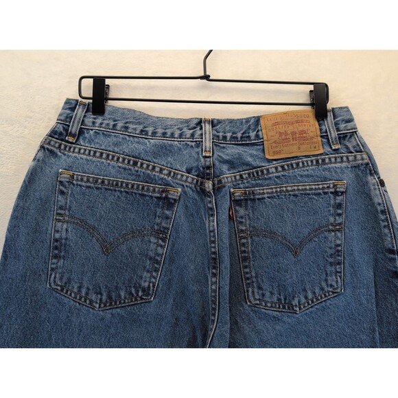 VTG Levi's 550 Relaxed Fit Tapered Leg Jeans Paper Tag Women's Size 16M - Picture 11 of 13